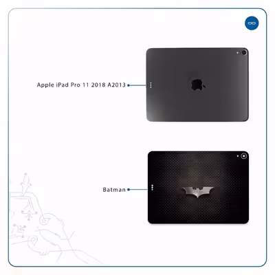 برچسب پوششی ماهوت مدل Batman مناسب برای تبلت اپل iPad Pro 11 2018 A2013