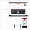 برچسب پوششی ماهوت مدل Graphite-Green-Marble مناسب برای تبلت مایکروسافت Surface Pro 4 2015