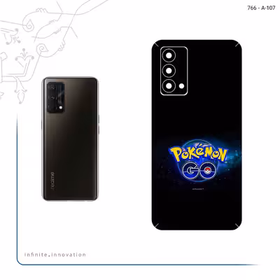 برچسب پوششی ماهوت مدل Pokemon Go Game Series مناسب برای گوشی موبایل ریلمی GT Master
