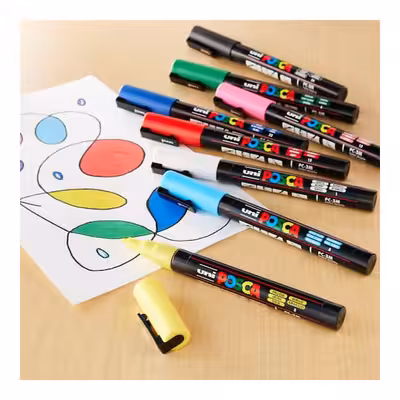 ماژیک یونی بال مدل POSCA 5M بسته 16 عددی