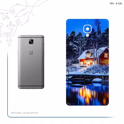 برچسب پوششی ماهوت مدل Winter Season مناسب برای گوشی موبایل وان پلاس 3