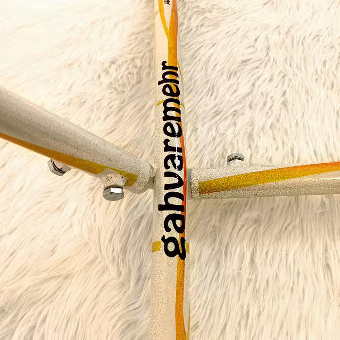 گهواره سنتی نوزاد ننومهر مدل تاشو طرح گنجشک