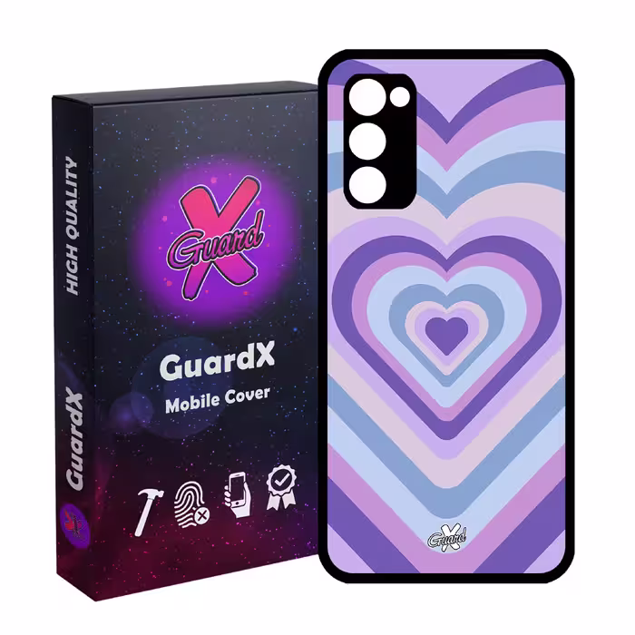 کاور گارد ایکس طرح قلب مدل Glass10534 مناسب برای گوشی موبایل سامسونگ Galaxy S20 FE