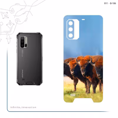 برچسب پوششی ماهوت مدل Buffalo مناسب برای گوشی موبایل یولفون Armor 7