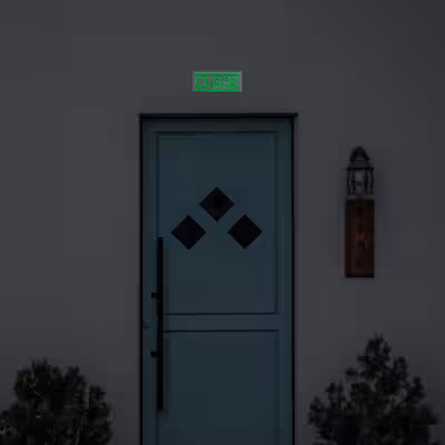 چراغ دیواری نئون دیزاین طرح Close_GR