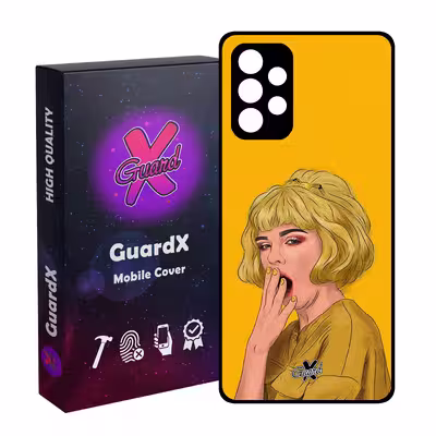 کاور گارد ایکس طرح Girl مدل Glass10311 مناسب برای گوشی موبایل سامسونگ Galaxy A53