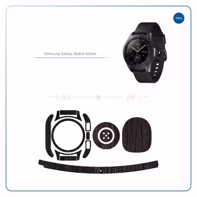 برچسب ماهوت طرح Burned-Wood مناسب برای ساعت هوشمند سامسونگ Galaxy Watch 42mm
