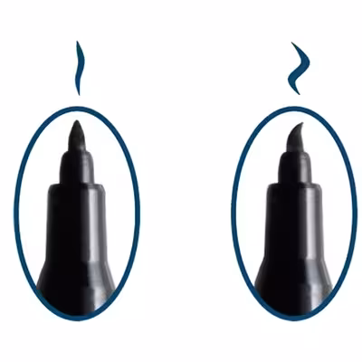 ماژیک حرفه ای ماروی یوشیدا مدل Lepen Flex بسته 6 عددی