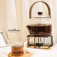 قوری پیرکس دسته چوبی ودراکاسیا در دو مدل