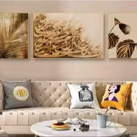 تابلو دکوراتیو خوشنویسی فارسی در خرابات مغان نور خدا می بینم سه تکه