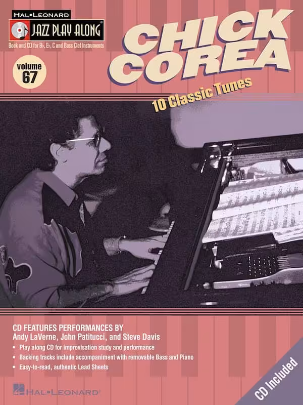Jazz Playalong Vol 67 – Chick Corea For Alto And Tenor