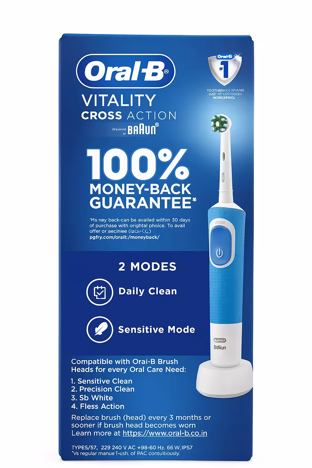 مسواک برقی Oral‑B Vitality Cross Action