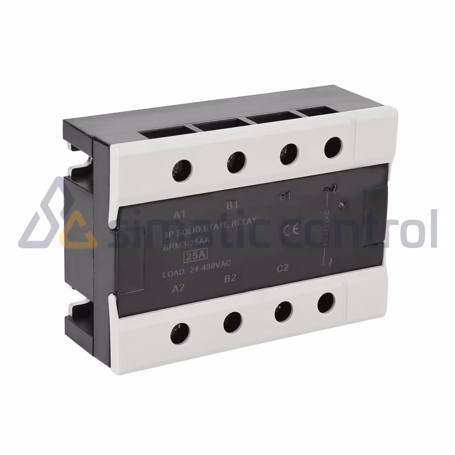 رله SSR برم BERM سه فاز 25 آمپر BRM3-25DA SSR3PH