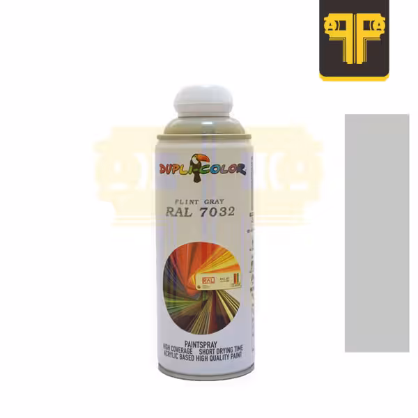 اسپری رنگ خاکستری روشن دوپلی کالر کد Dupli-Color RAL 7032