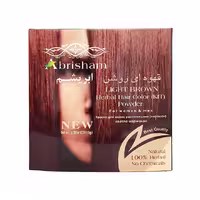 رنگ موی گیاهی قهوه ای روشن ابریشم