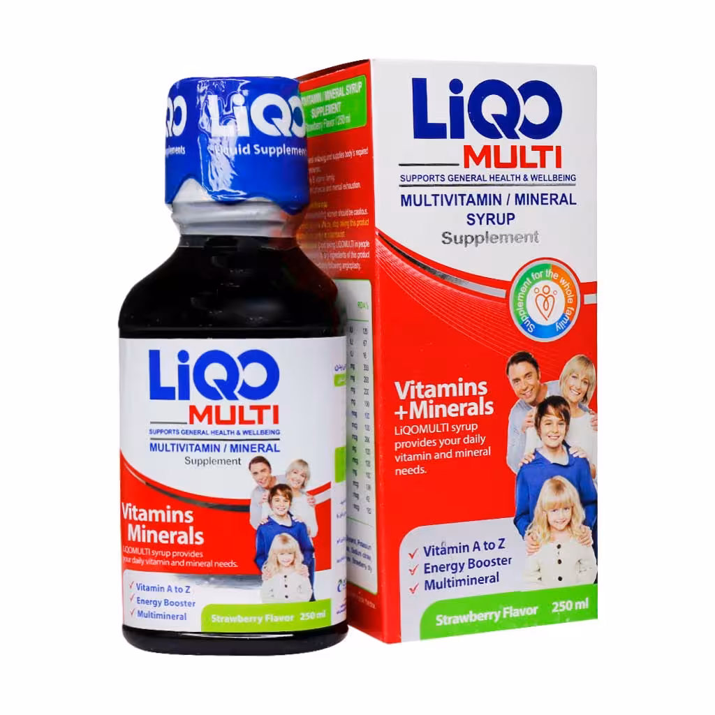 شربت لیکو مولتی ابیان فارمد 250 میلی لیترAbian Pharmed Liqo Multi Syrup 250 ml