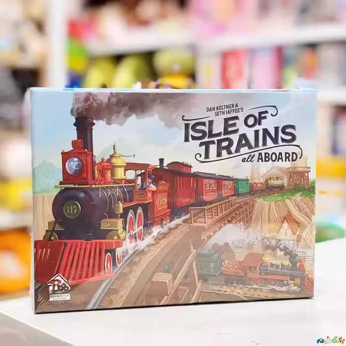 بازی کارتی جزیره قطار Isle of trains all aboard برای1 الی4نفر