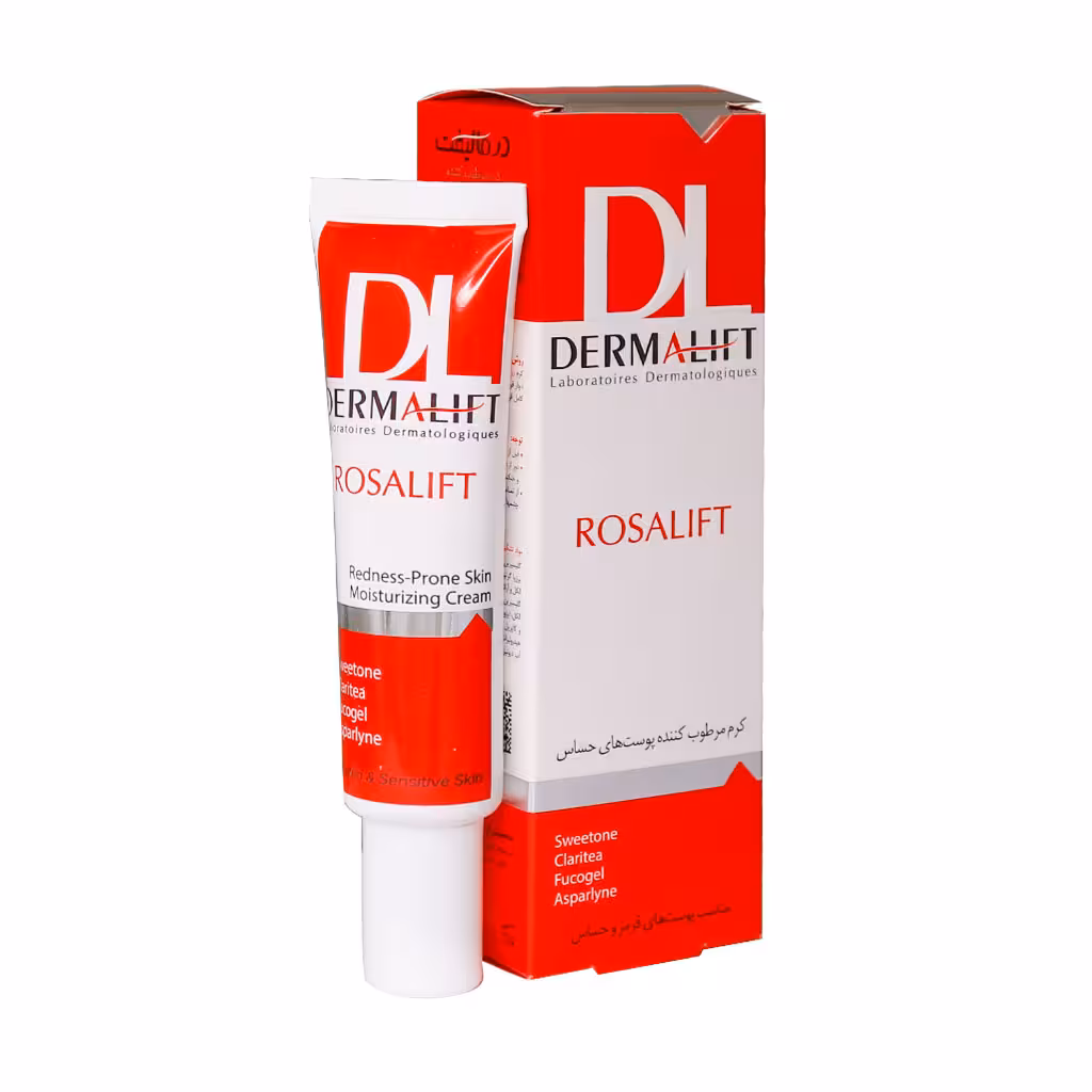 کرم مرطوب کننده پوست های حساس درمالیفت _ حجم 30 میلی لیتر