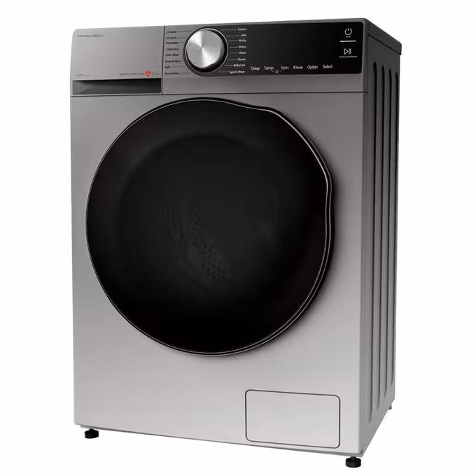 ماشین لباسشویی پاکشوما 9 کیلویی نقره ای مدل BWF-40907 ST