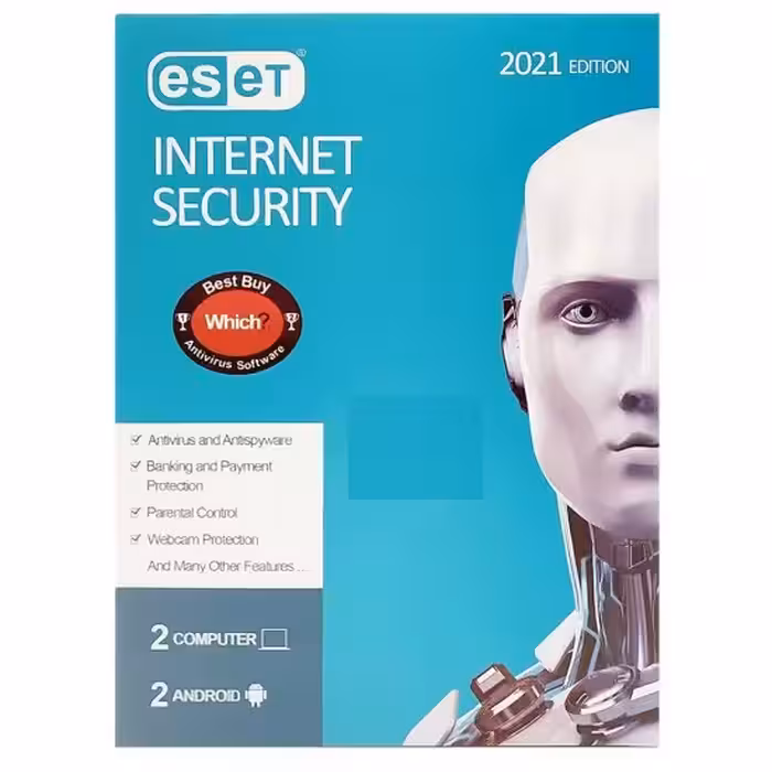 آنتی ویروس یکساله ESET INTERNET Security 2021 EDITION سه کاربره