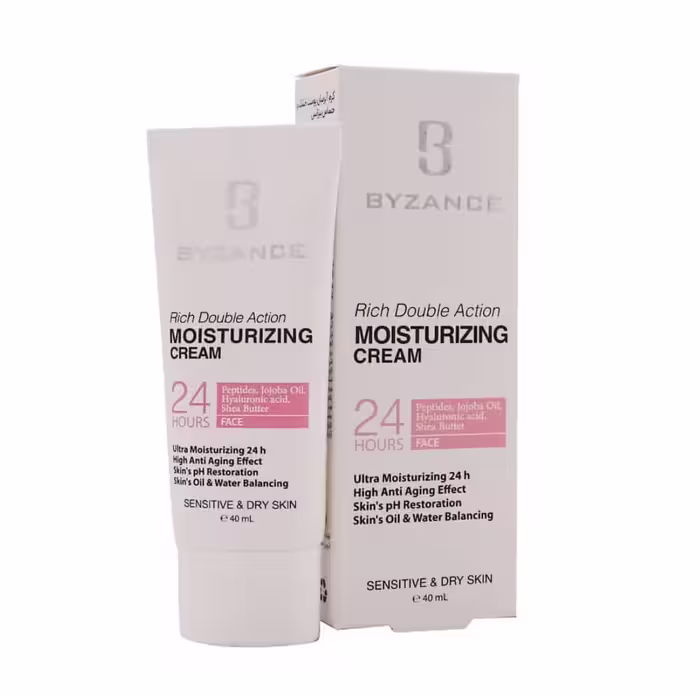 کرم آبرسان پوست خشک و حساس بیزانس 40ml