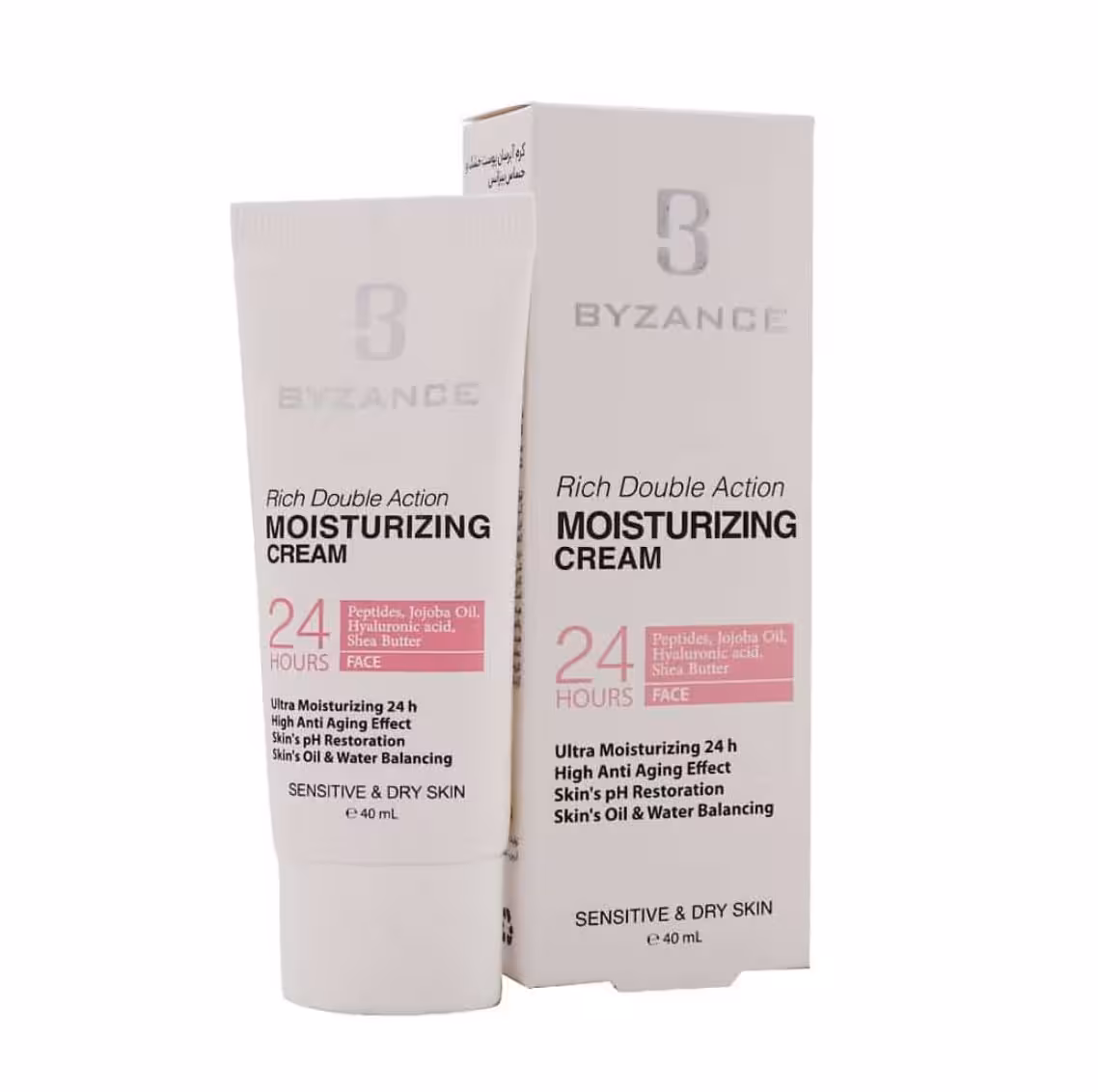 کرم آبرسان پوست خشک و حساس بیزانس 40ml