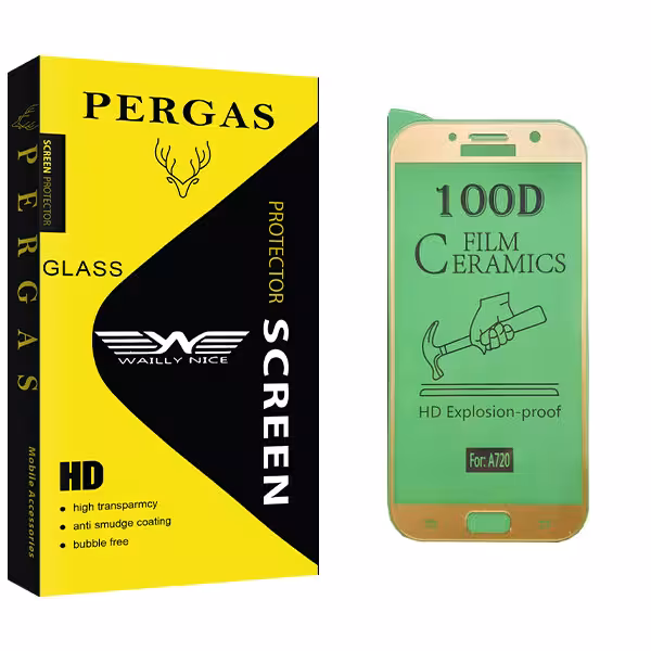 محافظ صفحه نمایش سرامیکی وایلی نایس مدل Pergas Glass مناسب برای گوشی موبایل سامسونگ Galaxy A7 2017/ A720