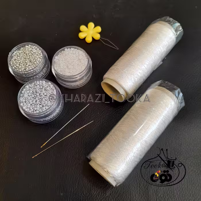 نخ ابریشمی 2 سفید