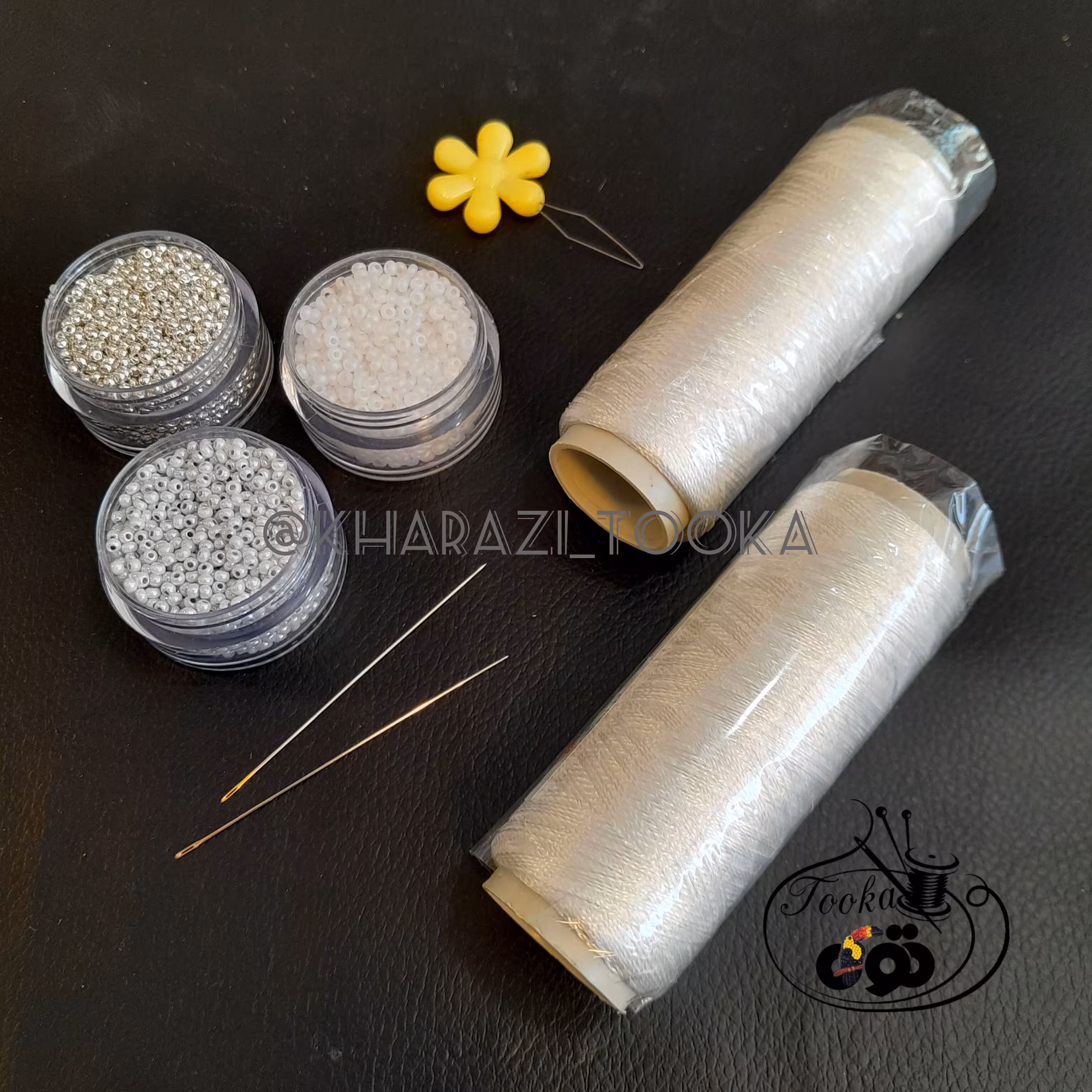 نخ ابریشمی 2 سفید