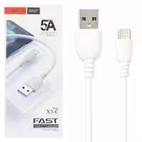 کابل شارژ و دیتا Type C فست Q.C3 Tranyoo X3-C 5A