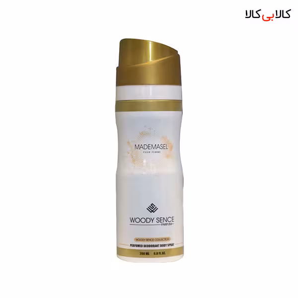 اسپری بدن وودی سنس مادمازل زنانه حجم 200 میلی لیتر