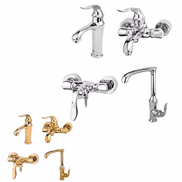 ست شیرآلات قهرمان مدل دریا سزار