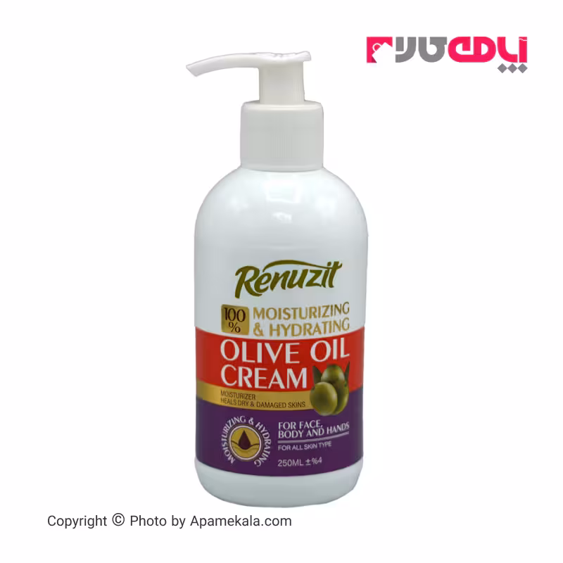کرم مرطوب‌کننده رینوزیت (renuzit) مدل olive oil حجم 250 میل