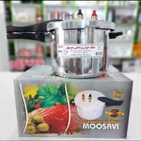زود پز تک دسته موسوی استیل ضخیم دارای استاندارد وارسال رایگان