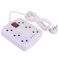 محافظ برق کامپیوتر و صوتی تصویری 6 خانه تیراژه S5000 با کابل 3 متری