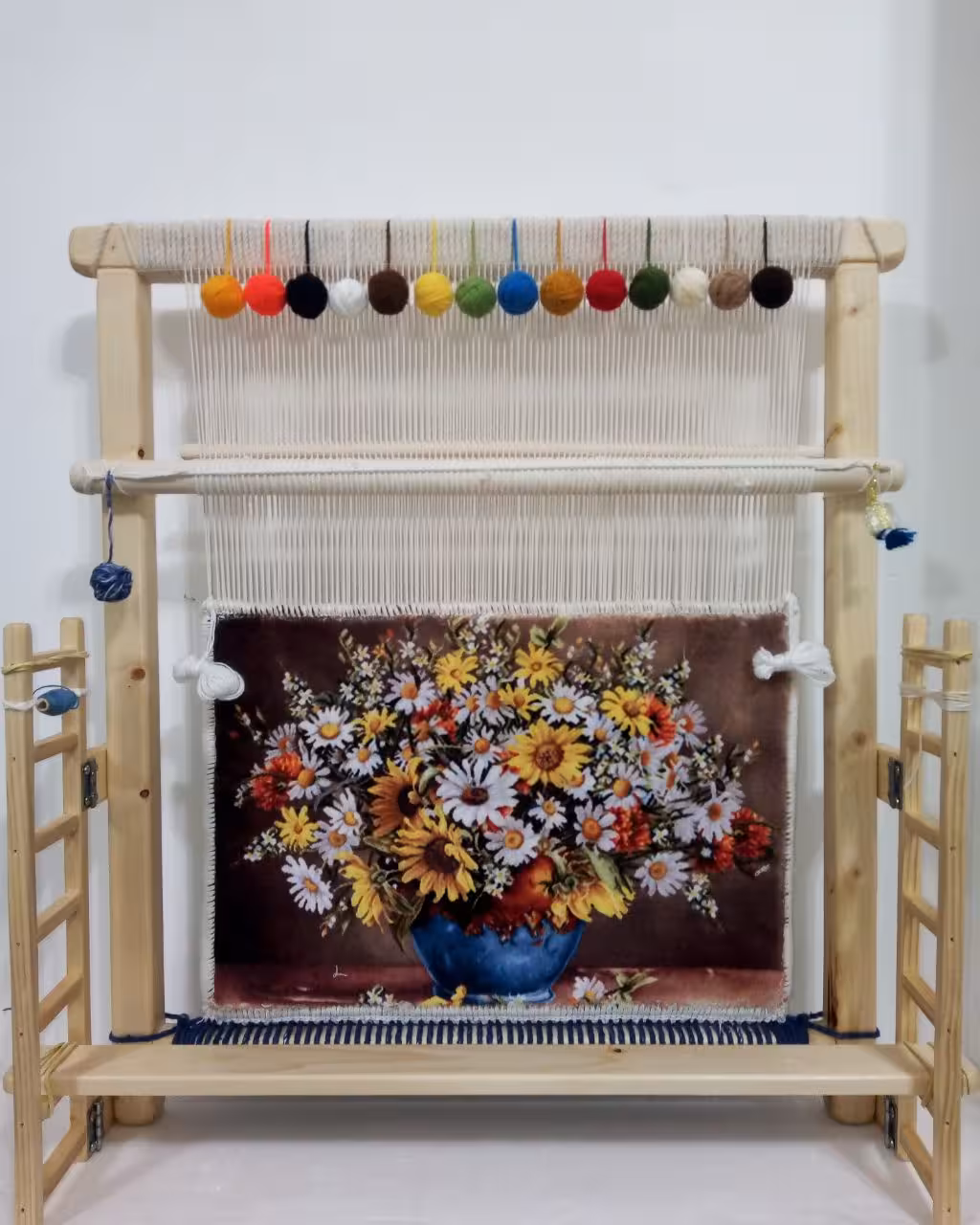 دار قالی تزیینی و دکوری چوبی کد 101748