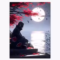 متال پوستر انیمه Naruto طرح شخصیت Itachi کادروما