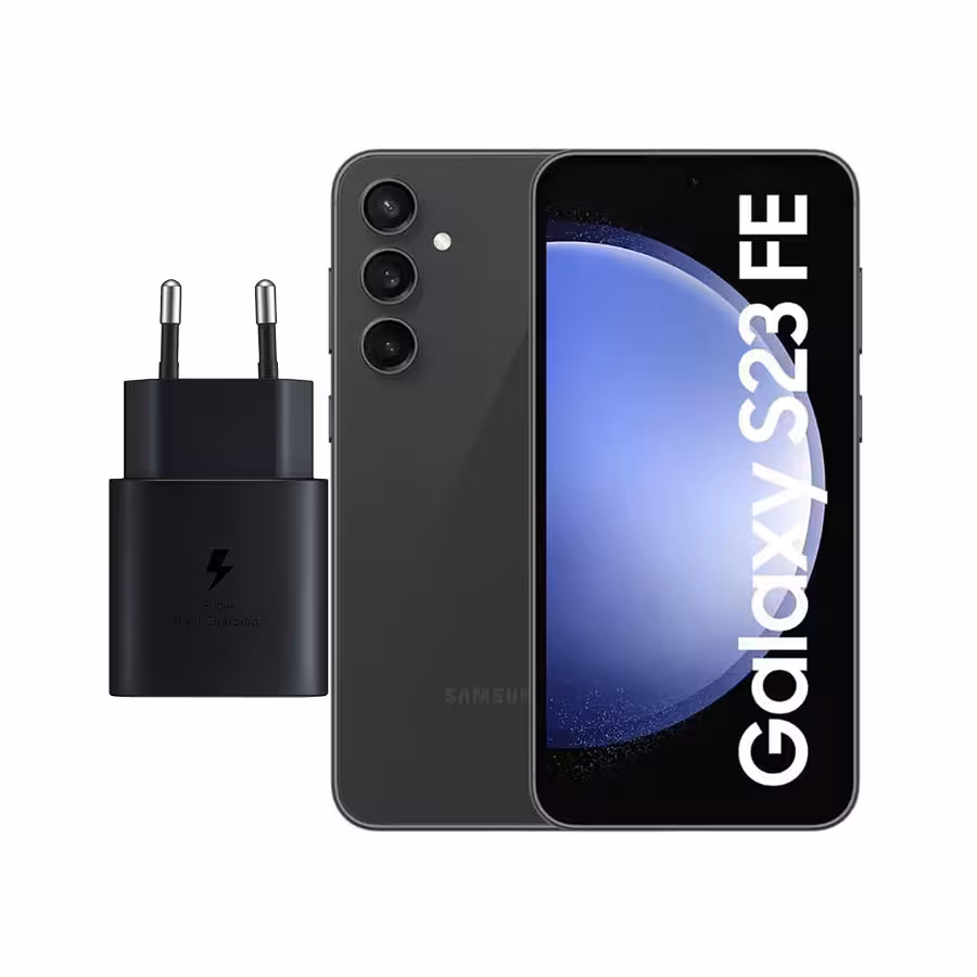 باندل گوشی موبایل سامسونگ مدل Galaxy S23 FE ظرفیت 256GB/8GB نسخه ویتنام با شارژر سامسونگ 25 وات EP-TA800