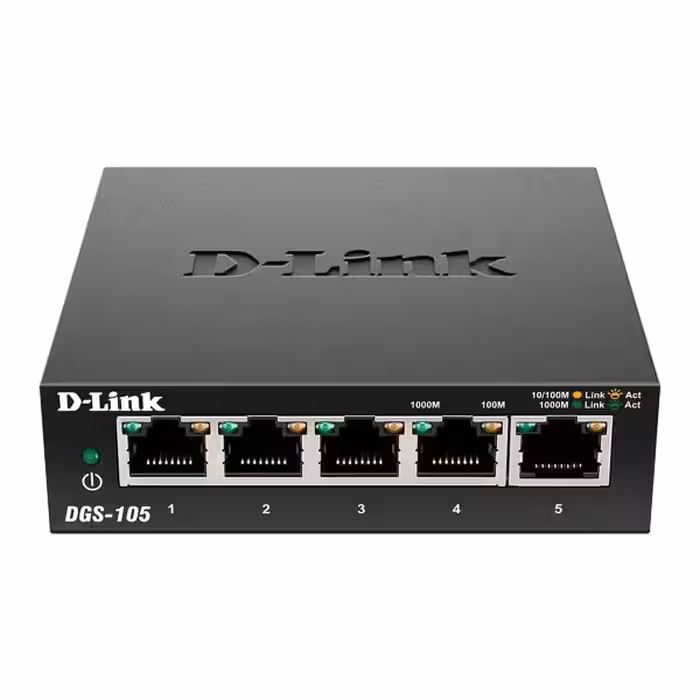 سوییچ شبکه 5 پورت گیگابیتی دی لینک مدل D-Link DGS-105
