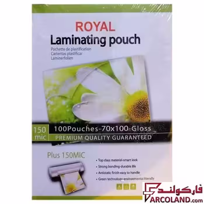 طلق پرس کارت 10 × 7 سانتی متر 150 میکرون بسته 100 عددی