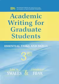 کتاب Academic Writing for Graduate Students