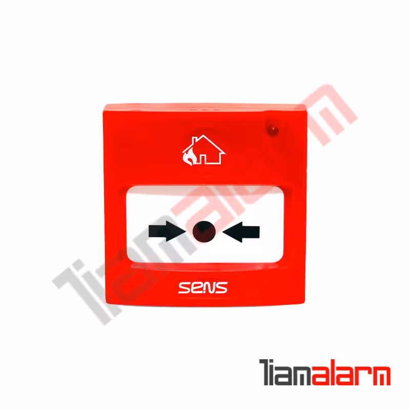 شستی اعلام حریق کانونشنال قابل ریست سنس مدل RC-100