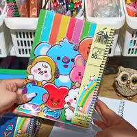 دفتر نقاشی سیمی طرح فانتزی بی تی اس