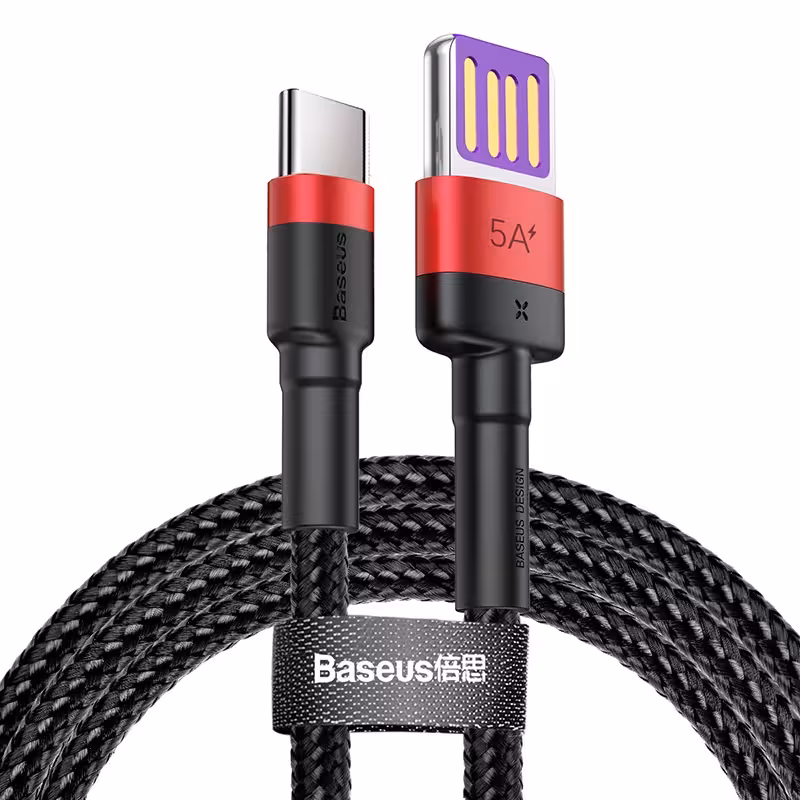 کابل تبدیل USB به USB-C باسئوس مدل P91 Quick Charging طول 1 متر