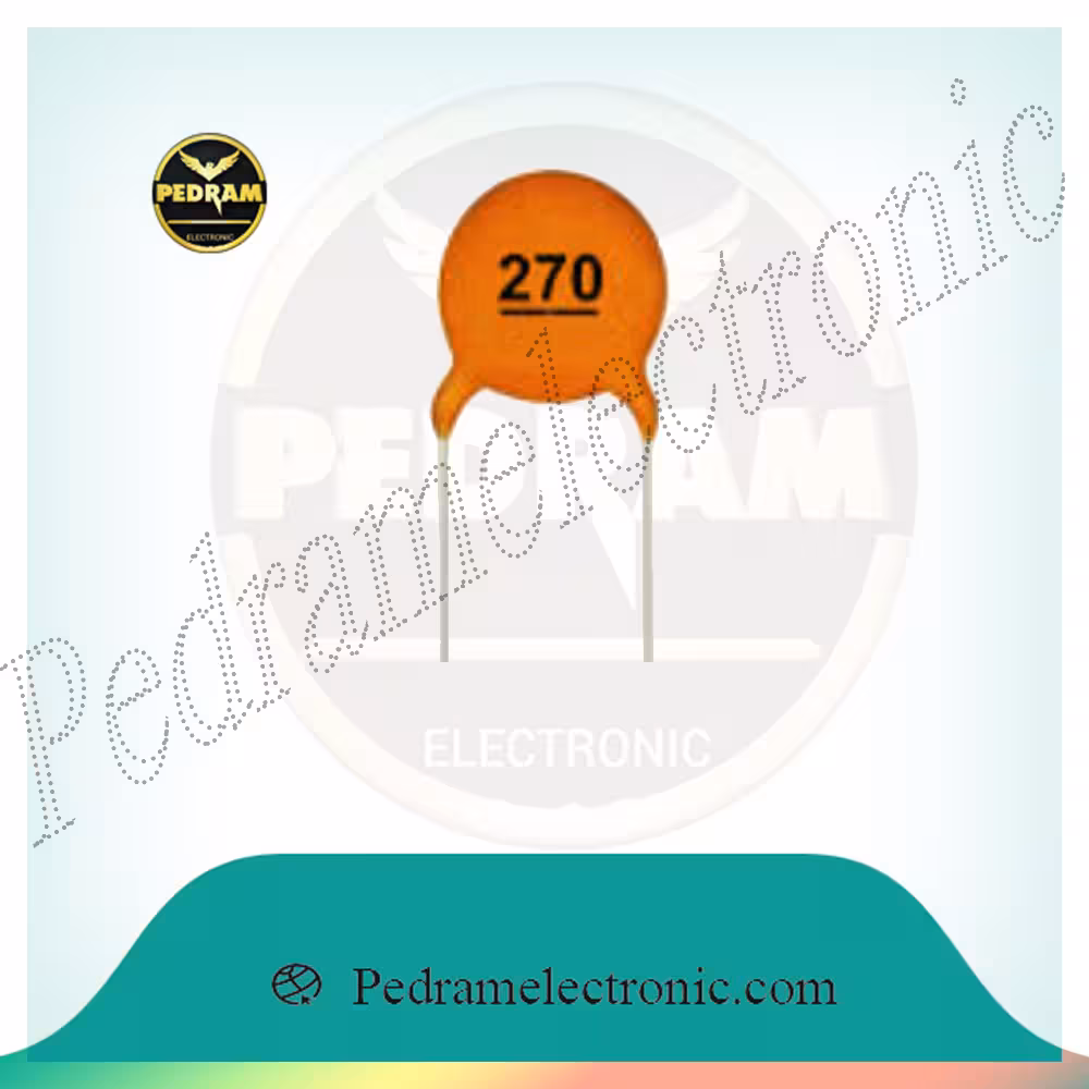 خازن عدسی 270PF 50V