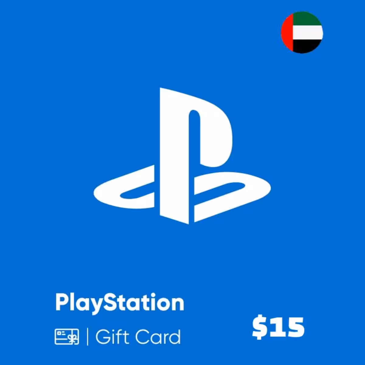 خرید گیفت کارت پلی استیشن امارات PSN Gift Card UAE $15 با بهترین قیمت