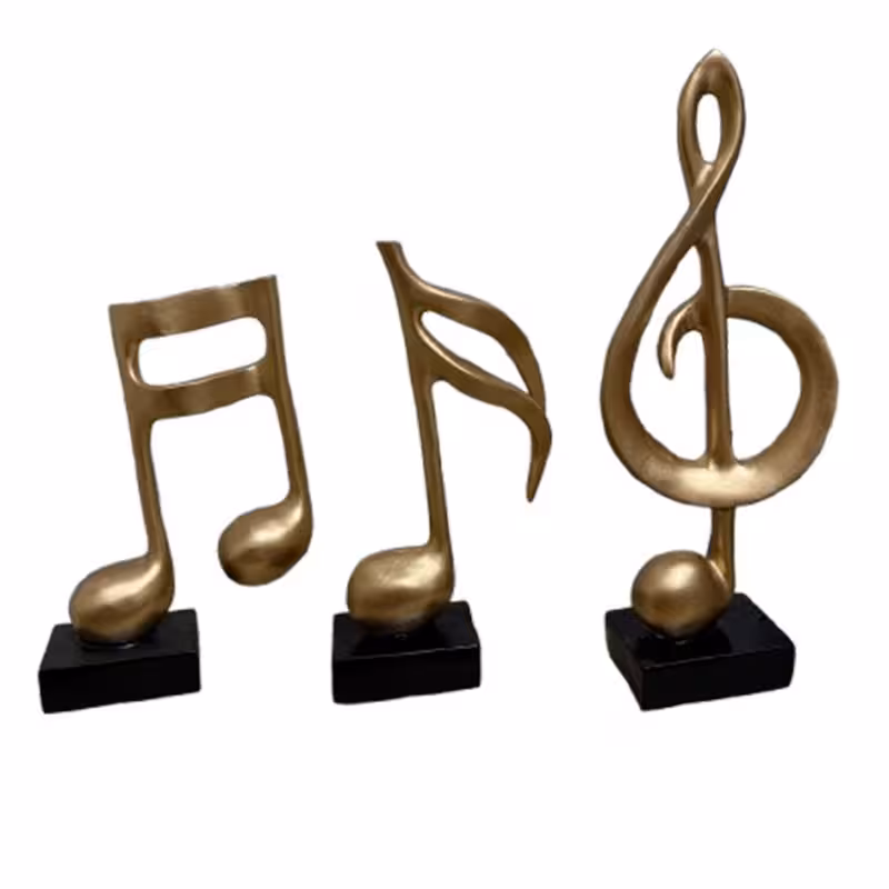 مجسمه مدل نت موسیقی مجموعه 3 عددی