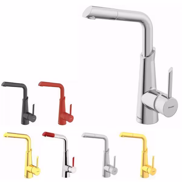 شیر ظرفشویی شاوری شودر مدل آکسل