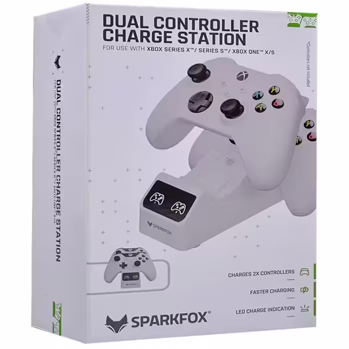 پایه شارژ دوگانه اسپارفاکس SparkFox Dual Controller Charge Station for XBOX Series X-S