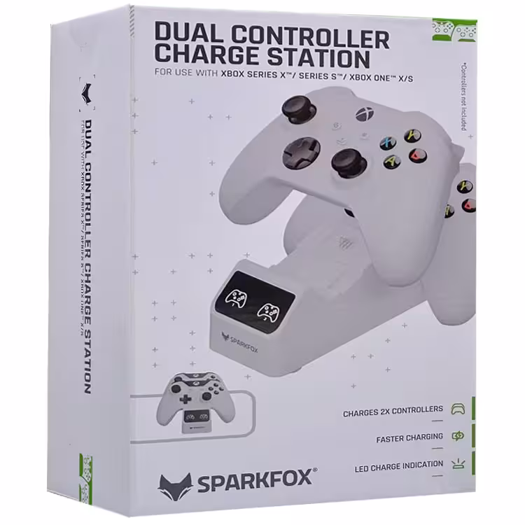 پایه شارژ دوگانه اسپارفاکس SparkFox Dual Controller Charge Station for XBOX Series X-S